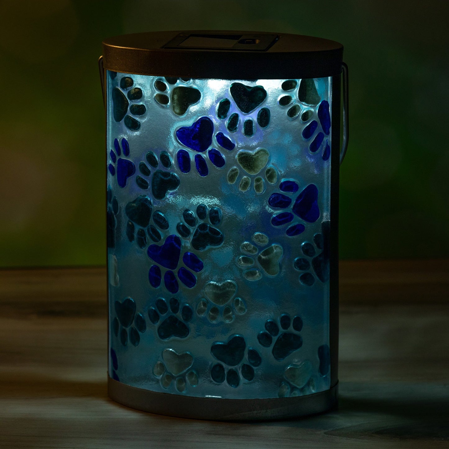 Blue Paws Solar Lantern