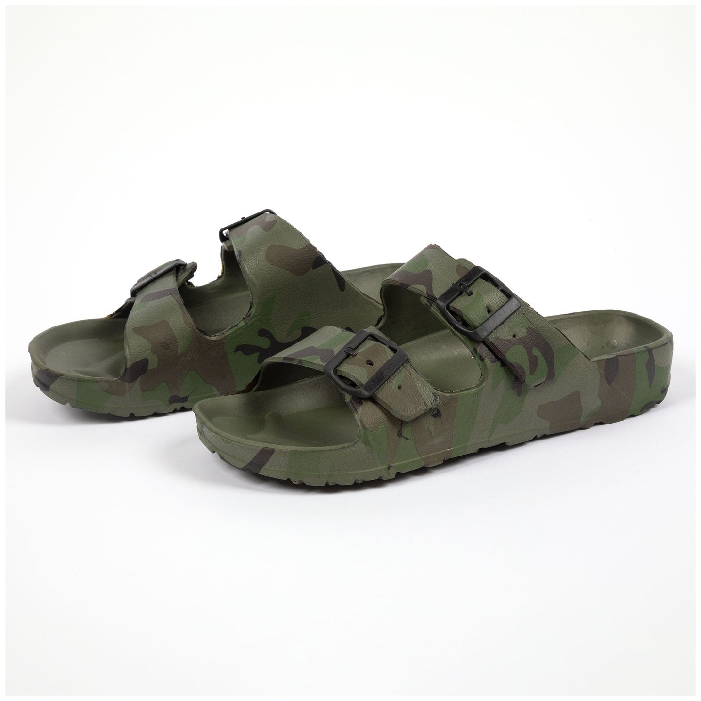 Men's Double Buckle Slide Sandals