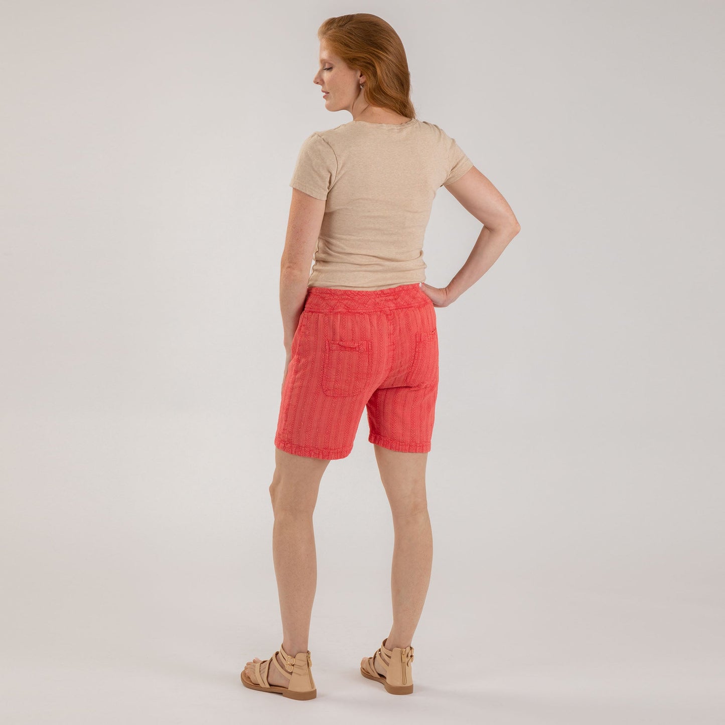 Eyelet Embroidered Relaxed Shorts