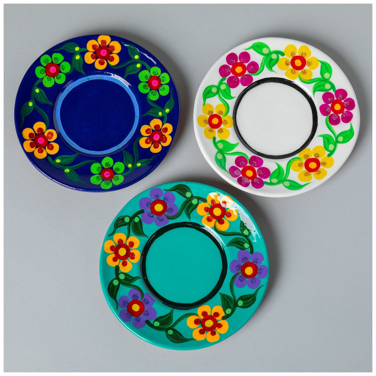 Fiesta Hand Painted Small Ceramic Planter