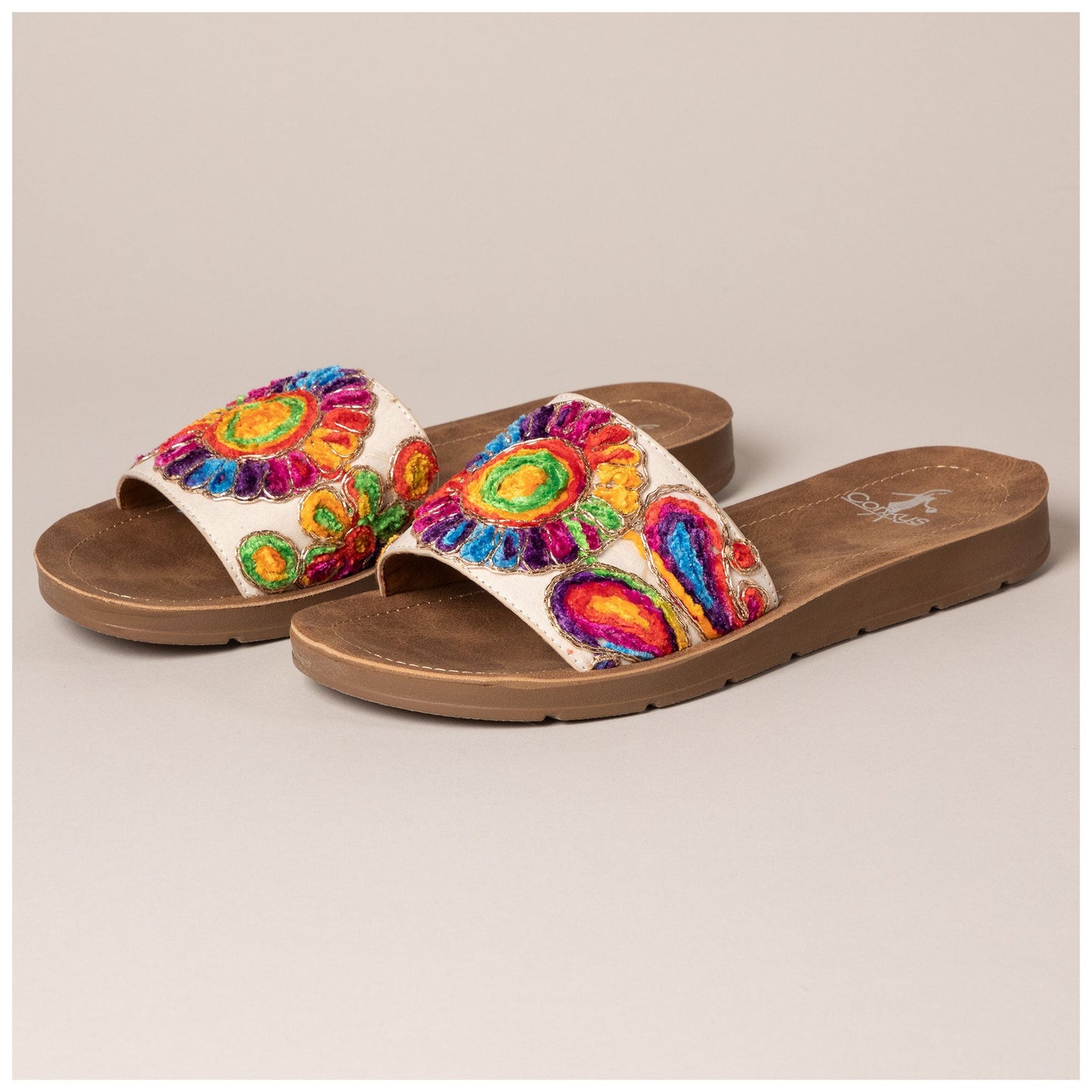 Corkys Pinwheel Slide Sandals