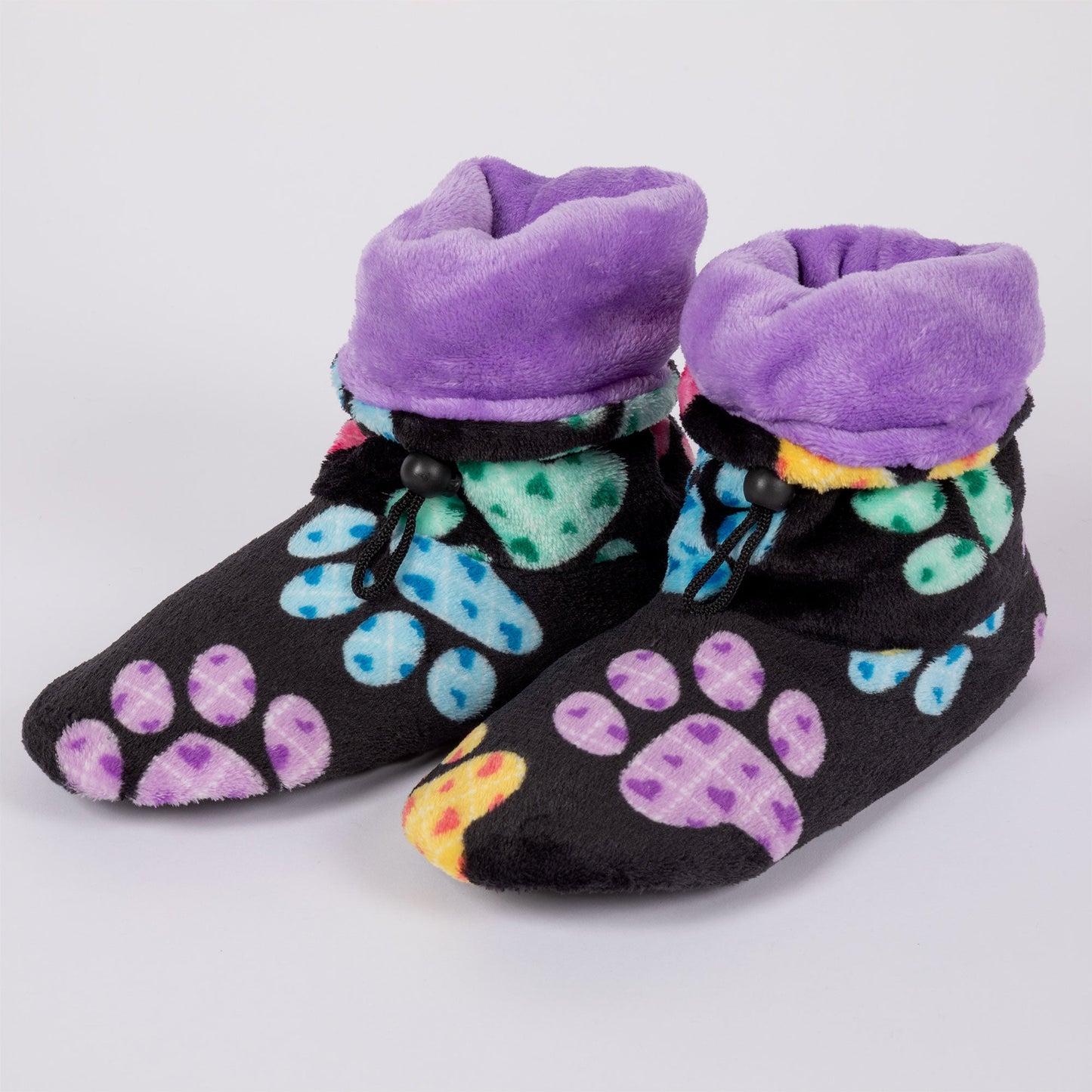 Super Cozy™ Deluxe Paw Non-Slip Toggle Slipper Booties