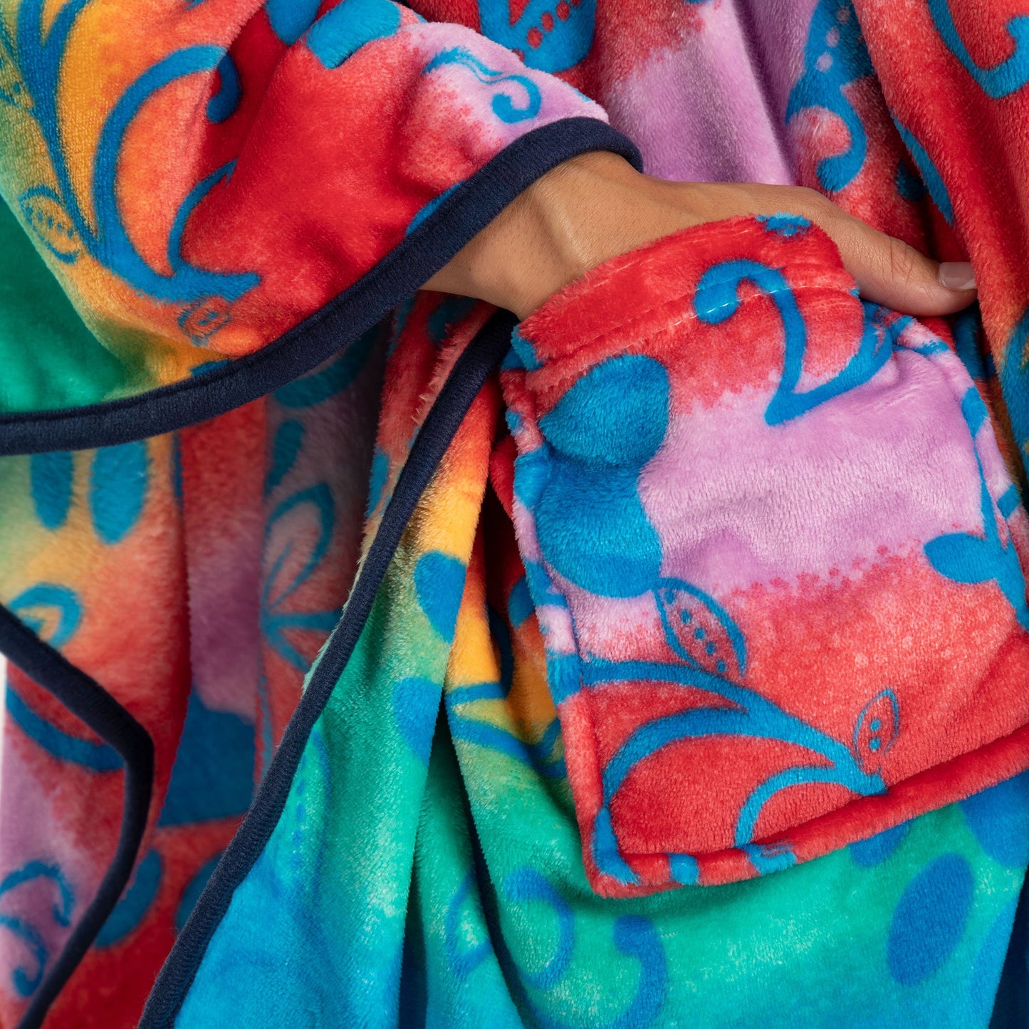 Super Cozy™ Paws Fleece Hoodie Cape