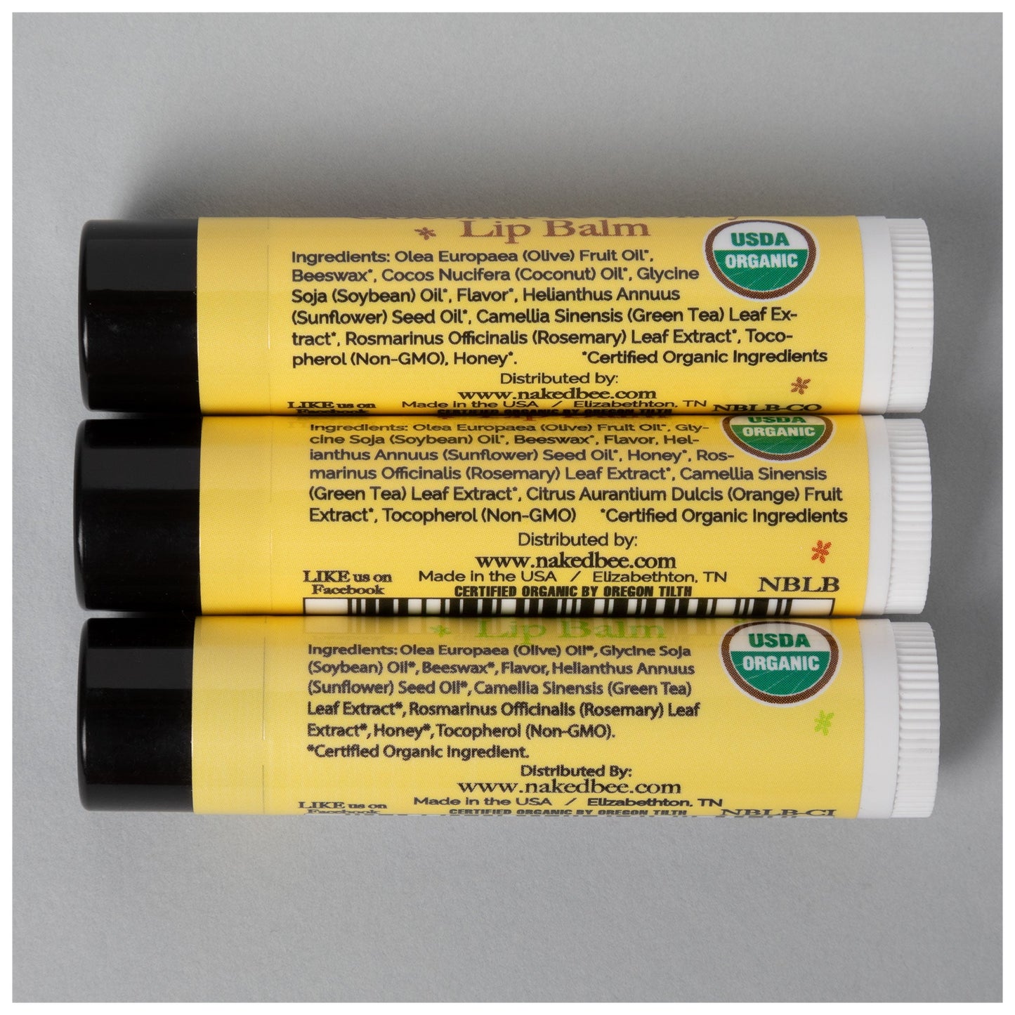 The Naked Bee® Lip Balm Gift Set