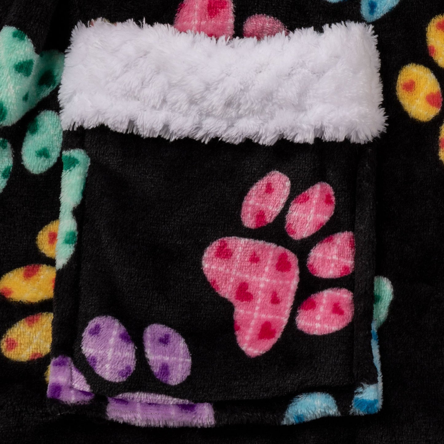 Super Cozy™ Argyle Paws Bathrobe