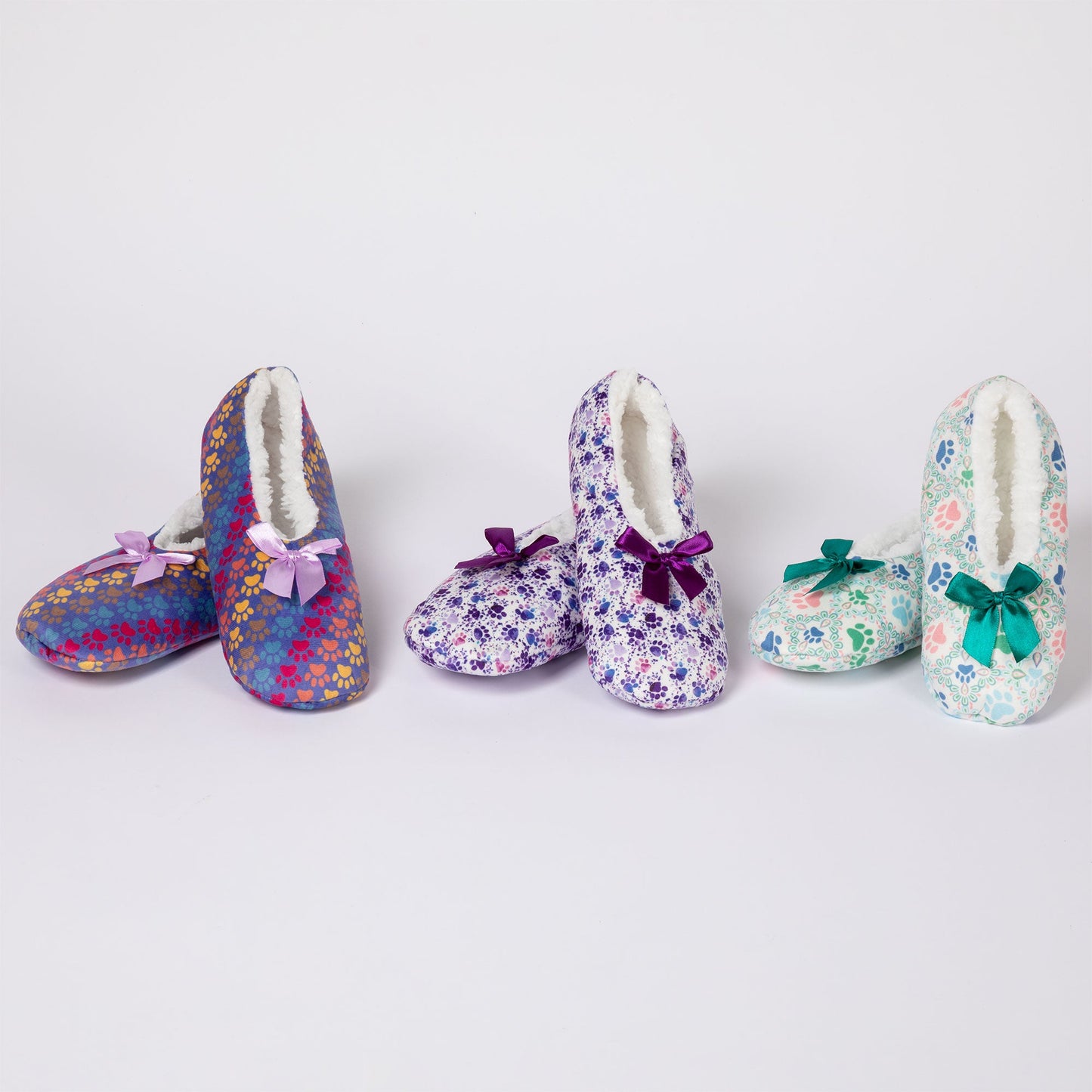 Super Cozy™ Pawsitively Adorable Paw Slippers