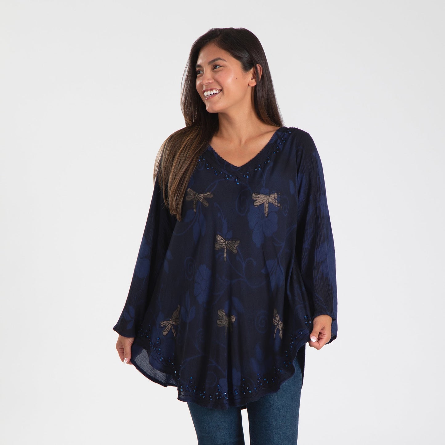 Dragonfly Dance Long Sleeve Tunic