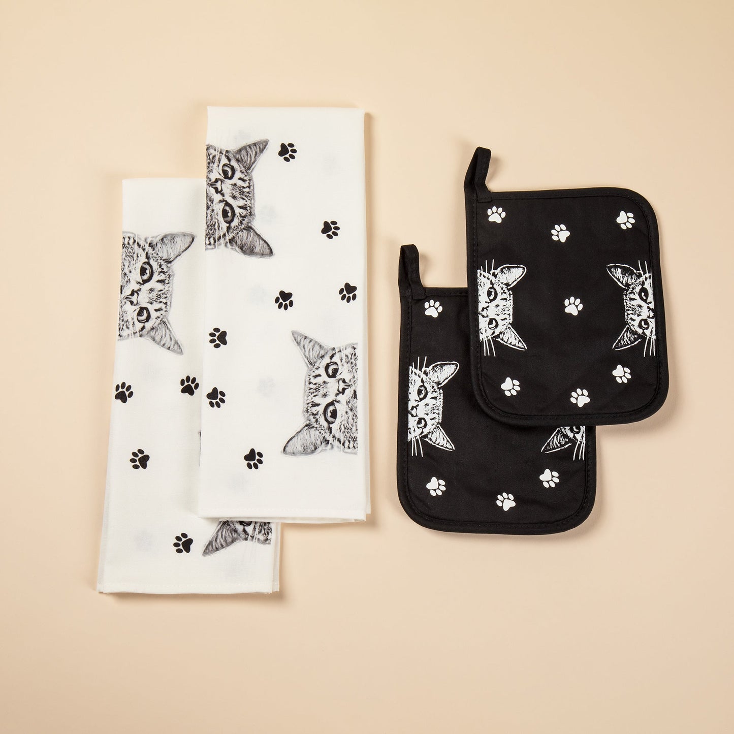 Peek-A-Boo Pet Kitchen Textiles