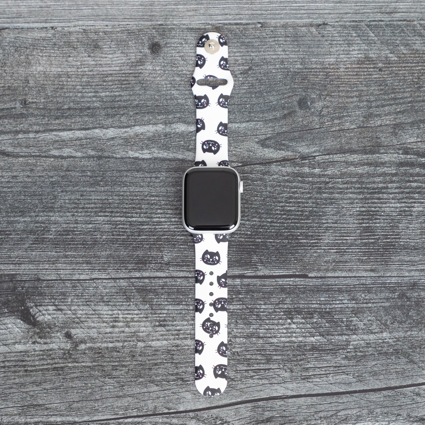 Patterned Silicone Apple Watch Band 38mm/40mm/41mm 42mm/44mm