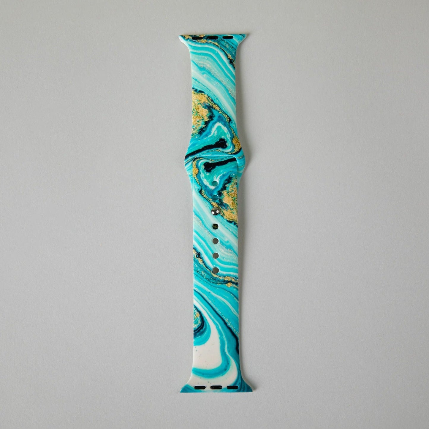 Patterned Silicone Apple Watch Band 38mm/40mm/41mm 42mm/44mm