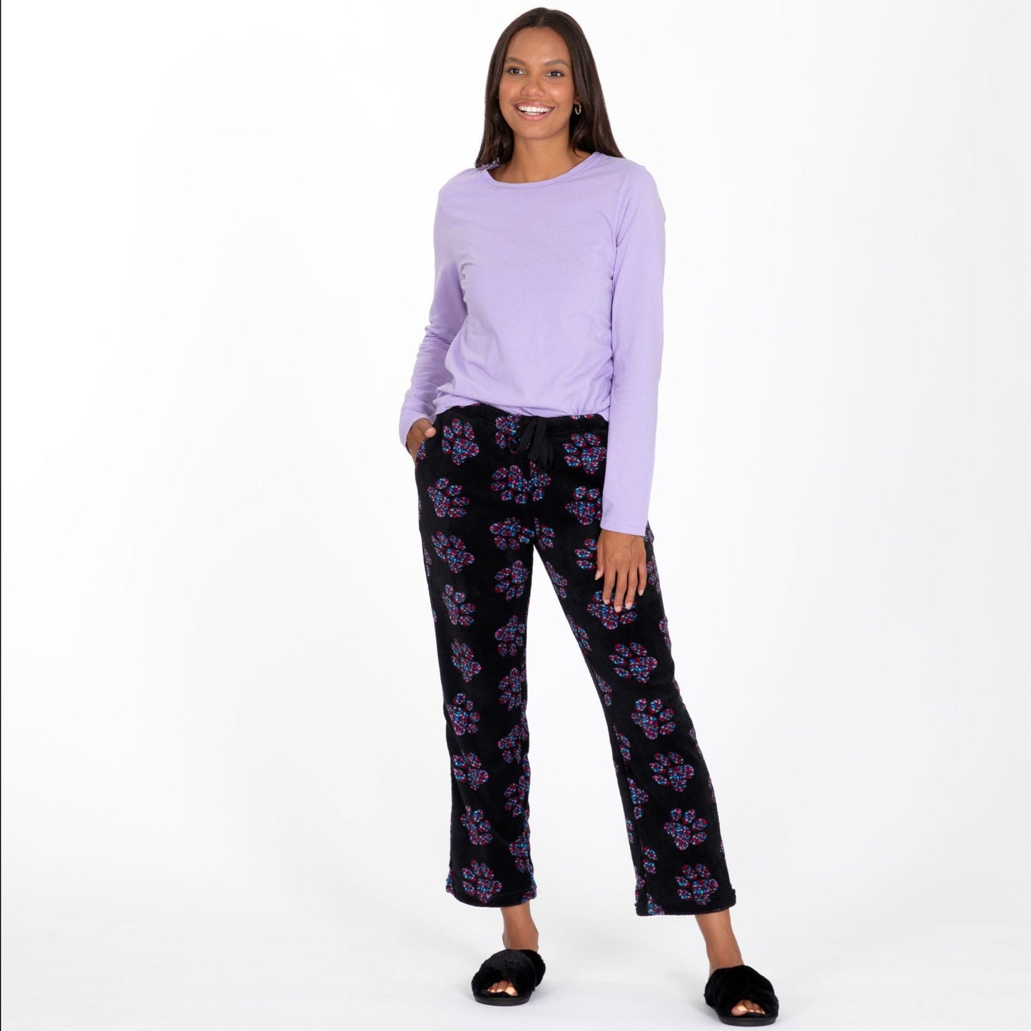 Super Cozy™ Paw Print Lounge Pants