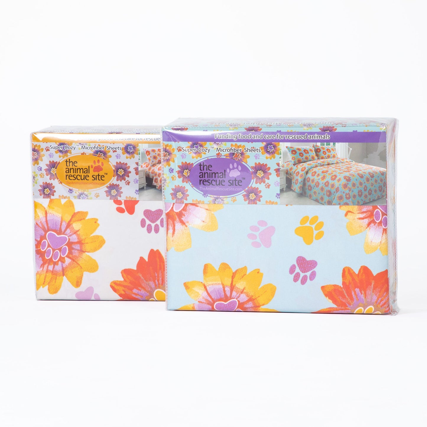 Retro Paws Microfiber Sheet Set