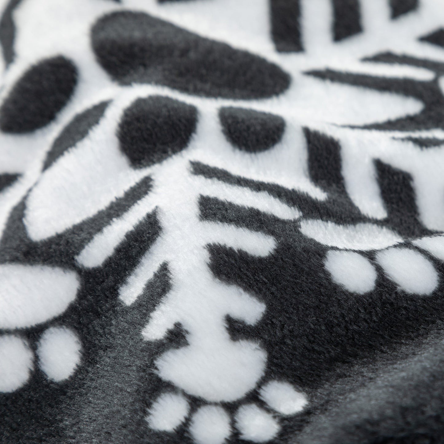 Super Cozy™ Fleece Paw Print Throw Blanket