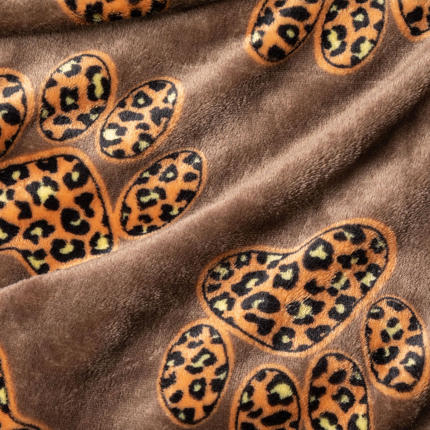 Super Cozy™ Fleece Paw Print Throw Blanket