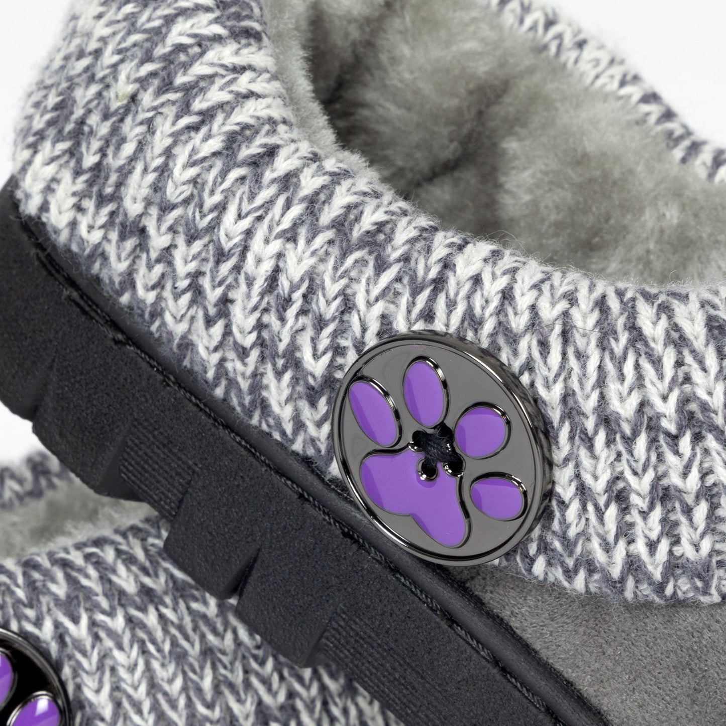 Purple Paw Comfy Clog Slipper Shoes