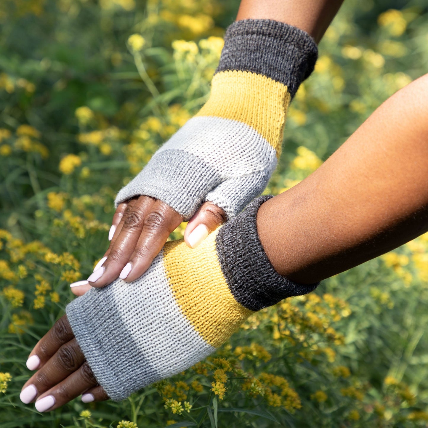Alpaca Fingerless Mittens | Handmade, Fair Trade, 100% Alpaca Fiber