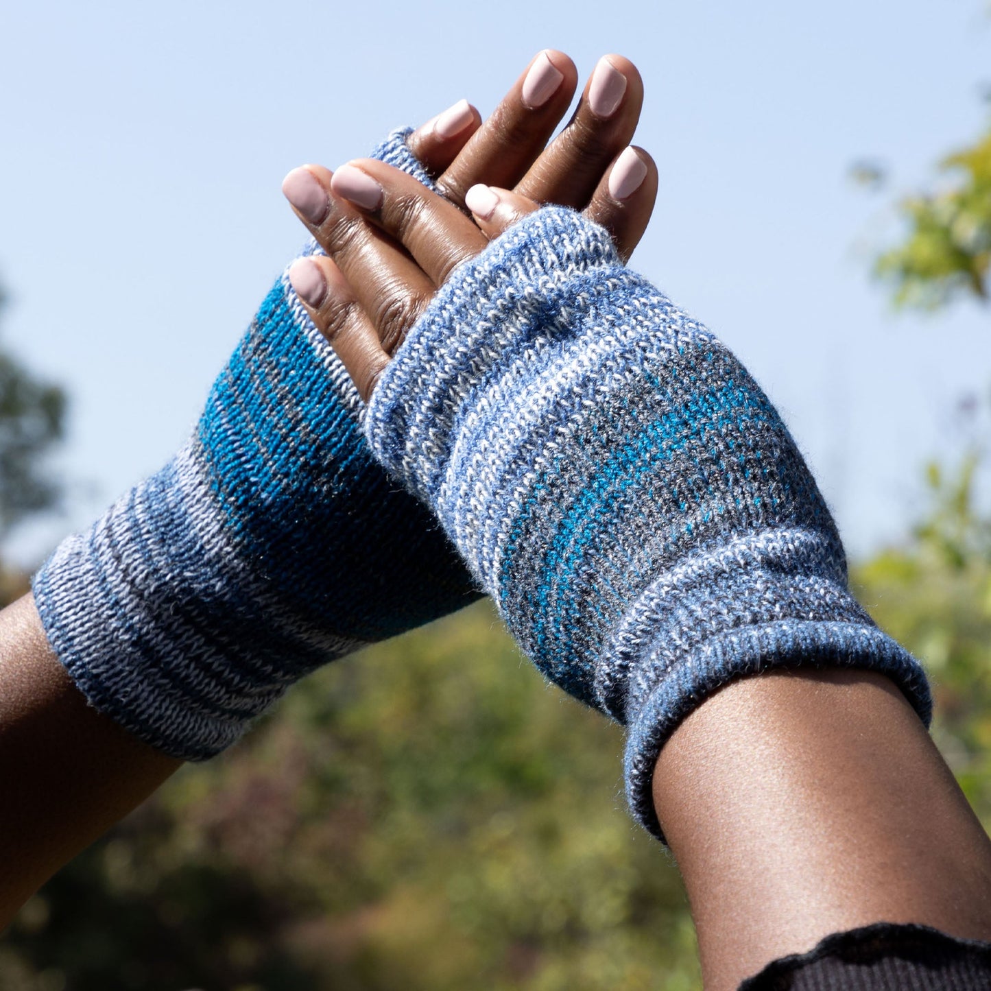 Alpaca Fingerless Mittens | Handmade, Fair Trade, 100% Alpaca Fiber