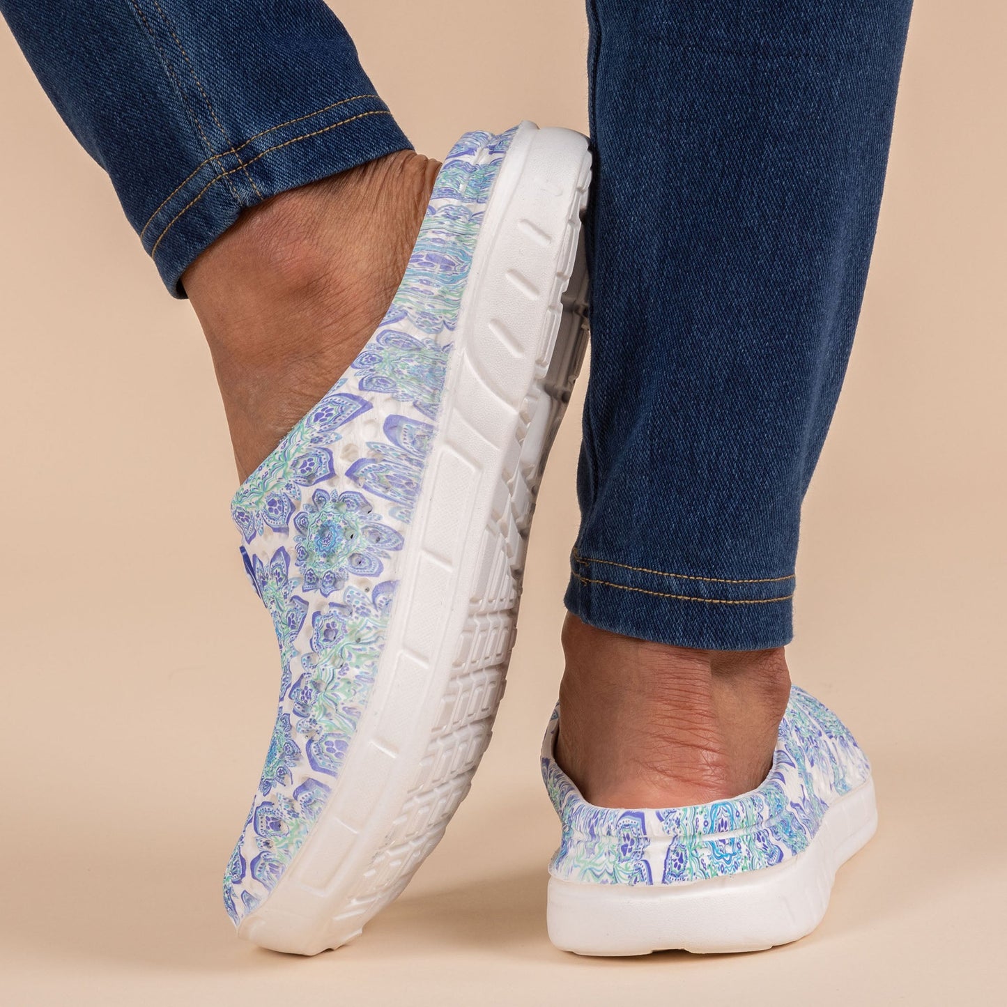 Rainbow Paw Slip-On Clogs