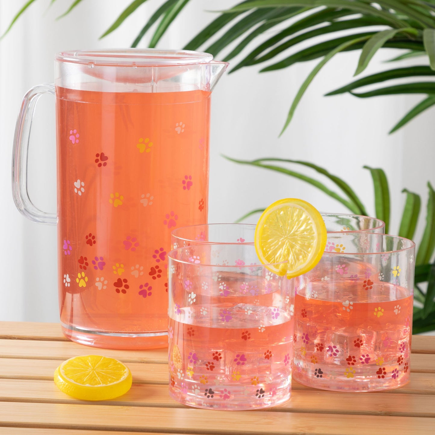 Tumbling Paws Outdoor Glasses - Set of 4