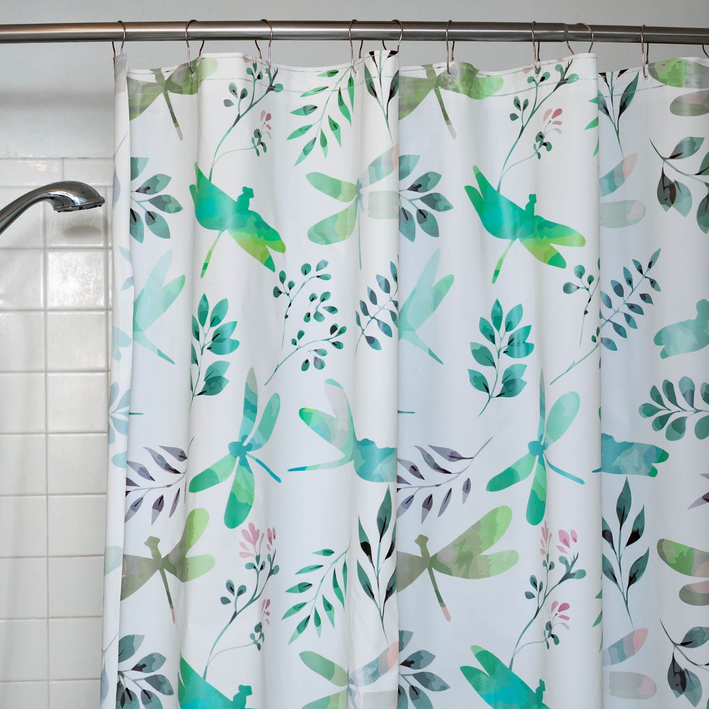 Pawsitively Pretty Shower Curtain with 12 Hooks