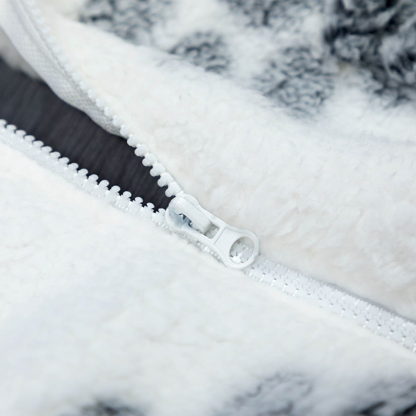 Cozy in Paws Plush Sherpa Fleece Hooded Jacket