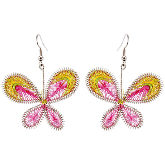 Art Of Thread Butterfly Earrings