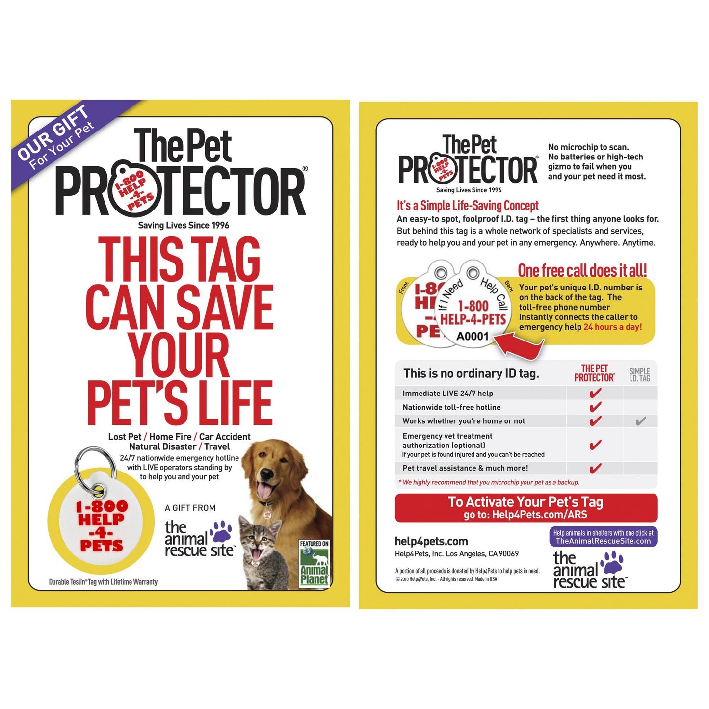 The Pet Protector® Membership - One Year