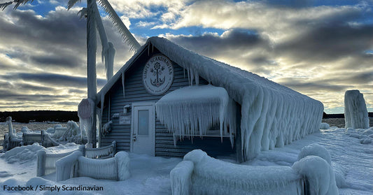 Ice-Covered Gift Shop Goes Viral For Looking Eerily Beautiful