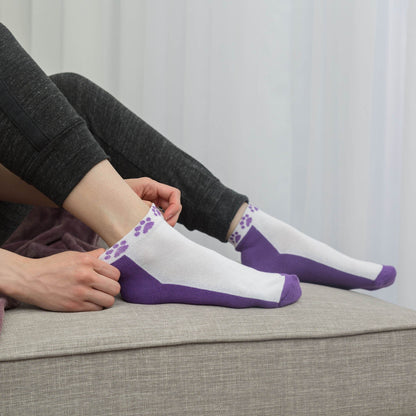 Purple Paw Sport Socks - Set Of 3