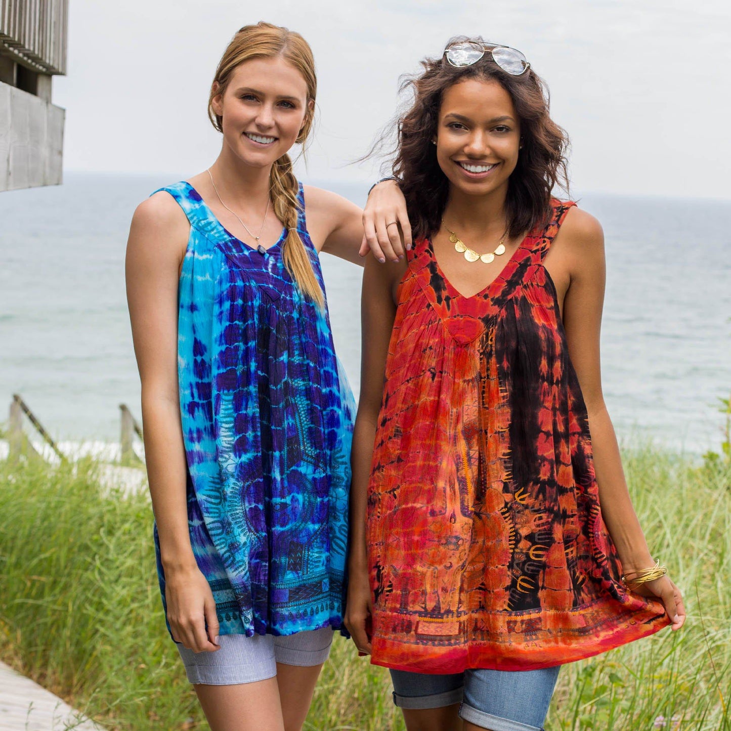 Tie-Dye Spirit Sleeveless Top | Fair Trade