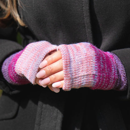 Alpaca Fingerless Mittens