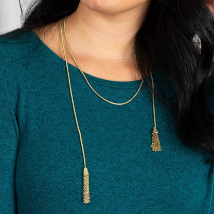 Gia Rope Gold-Tone Necklace