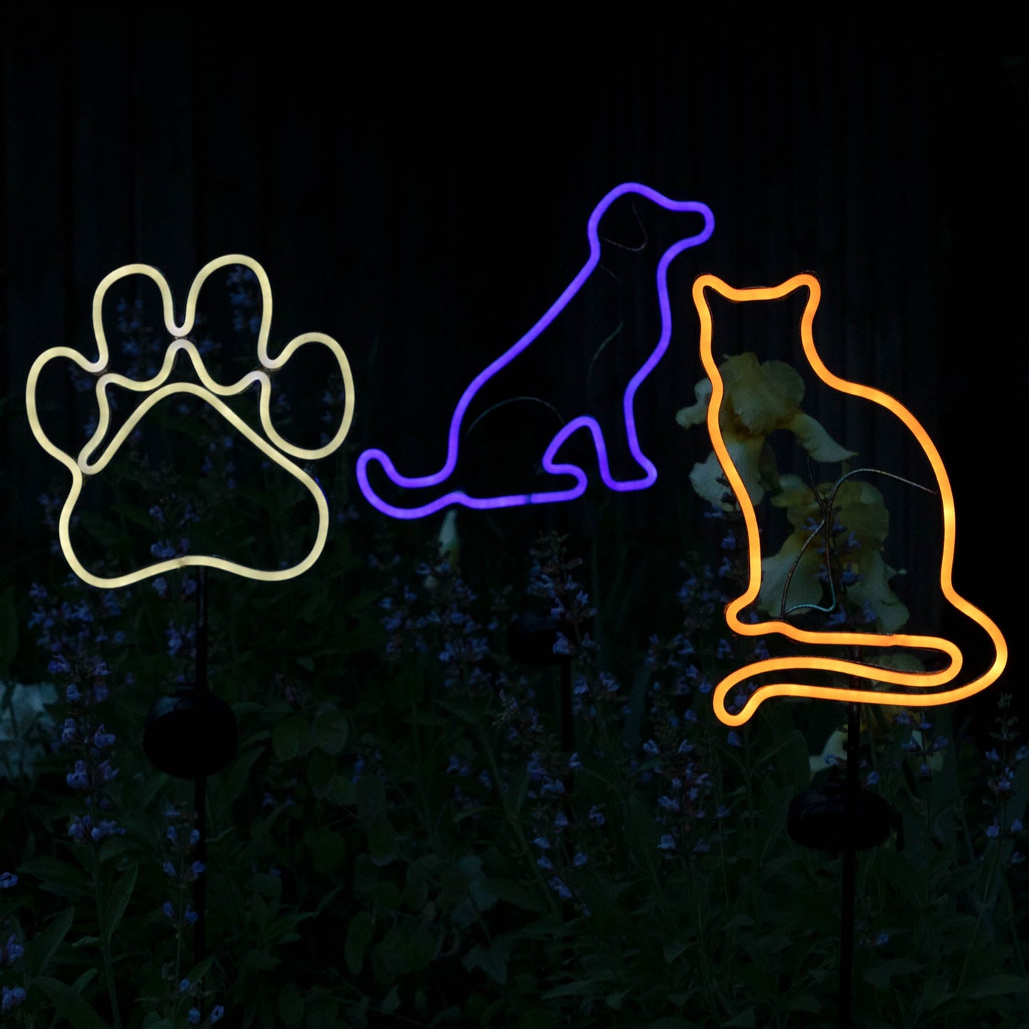 Neon Pets Solar Garden Stake