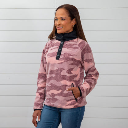 Camo Fleece Pullover