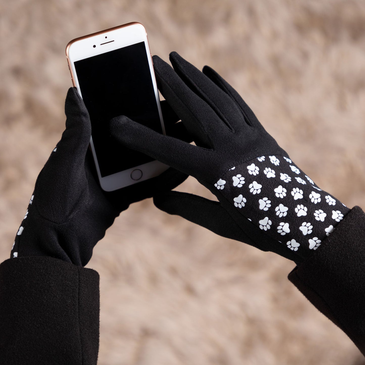 Vibrant Paws Touch Screen Gloves