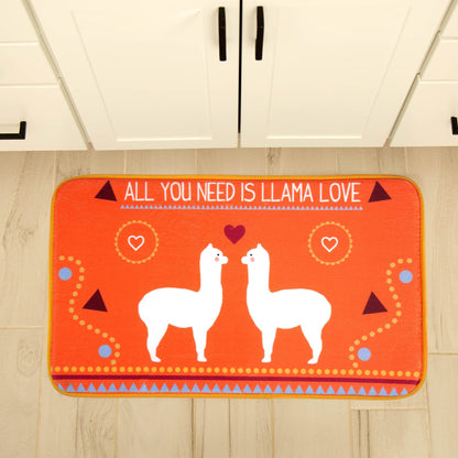 Llama Love Memory Foam Indoor Mat