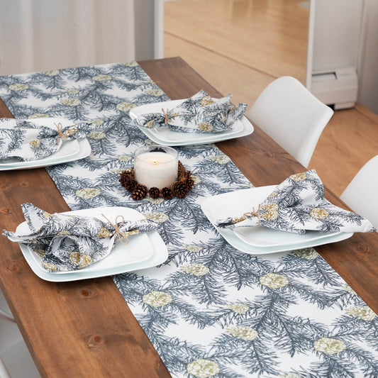 Pine Cones & Spruce Table Linens