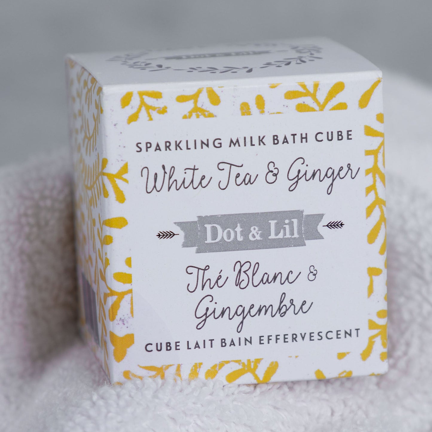 White Tea & Ginger Sparkling Milk Bath Cube