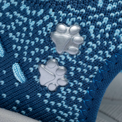 Blue Paw Print Sport Sandals