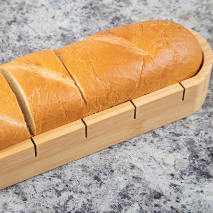 Bamboo Bread Cutting Board with Dip Cup