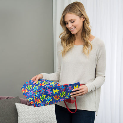 Free Spirit Puzzle Piece Packable Tote