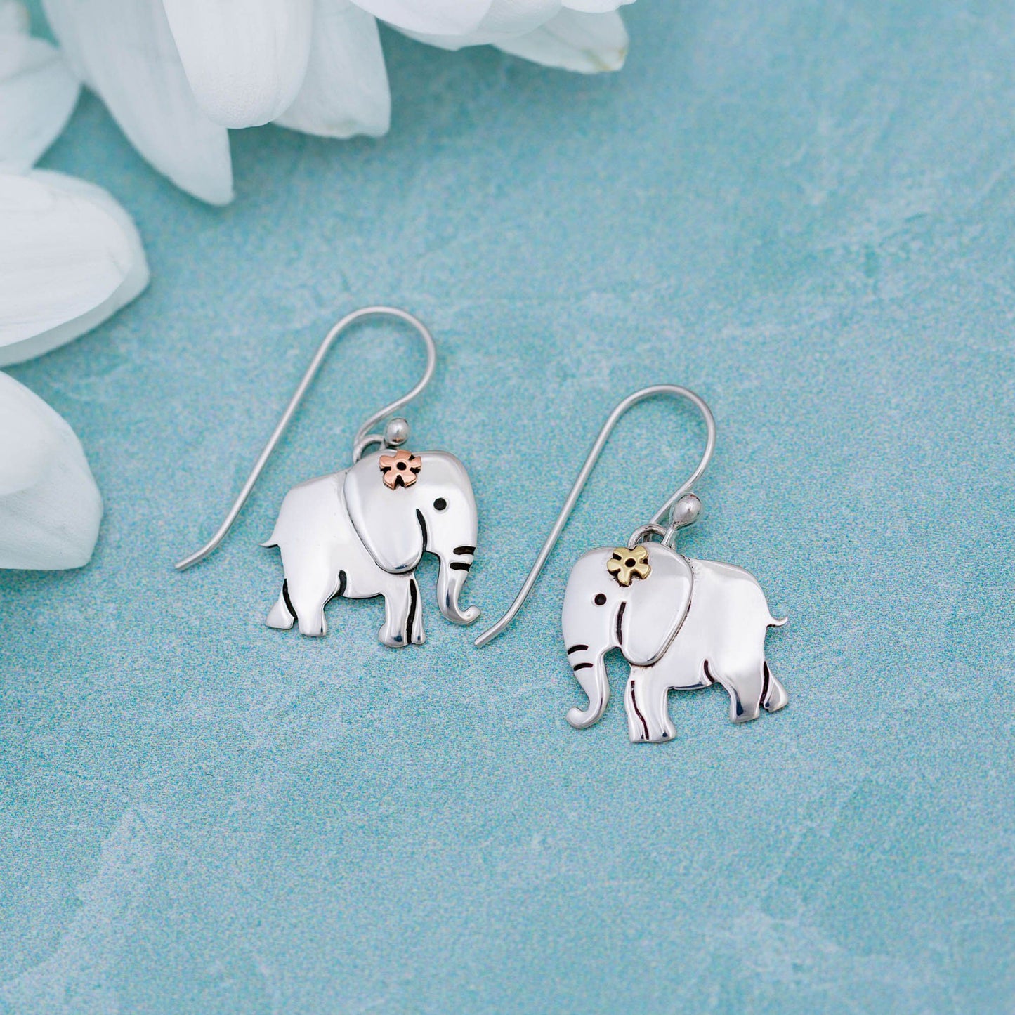 Proud Elephants Sterling Earrings