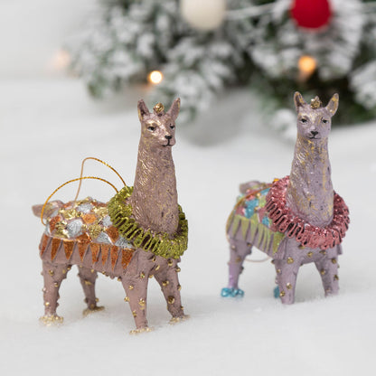 Merry Llama Ornament