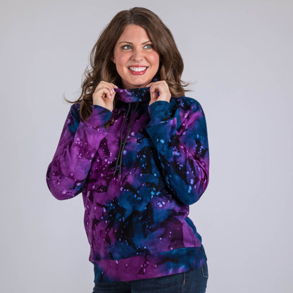 Reach for the Stars Cowl Neck Sweatshirt