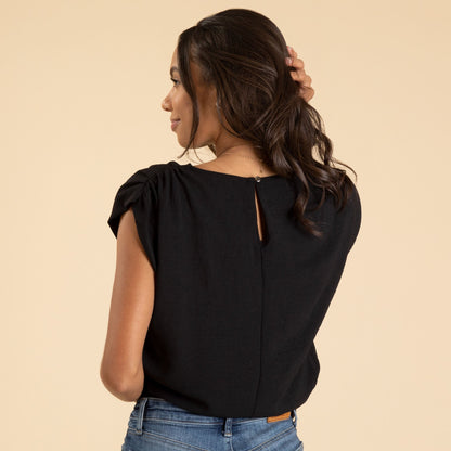 Cap Sleeve Crop Top