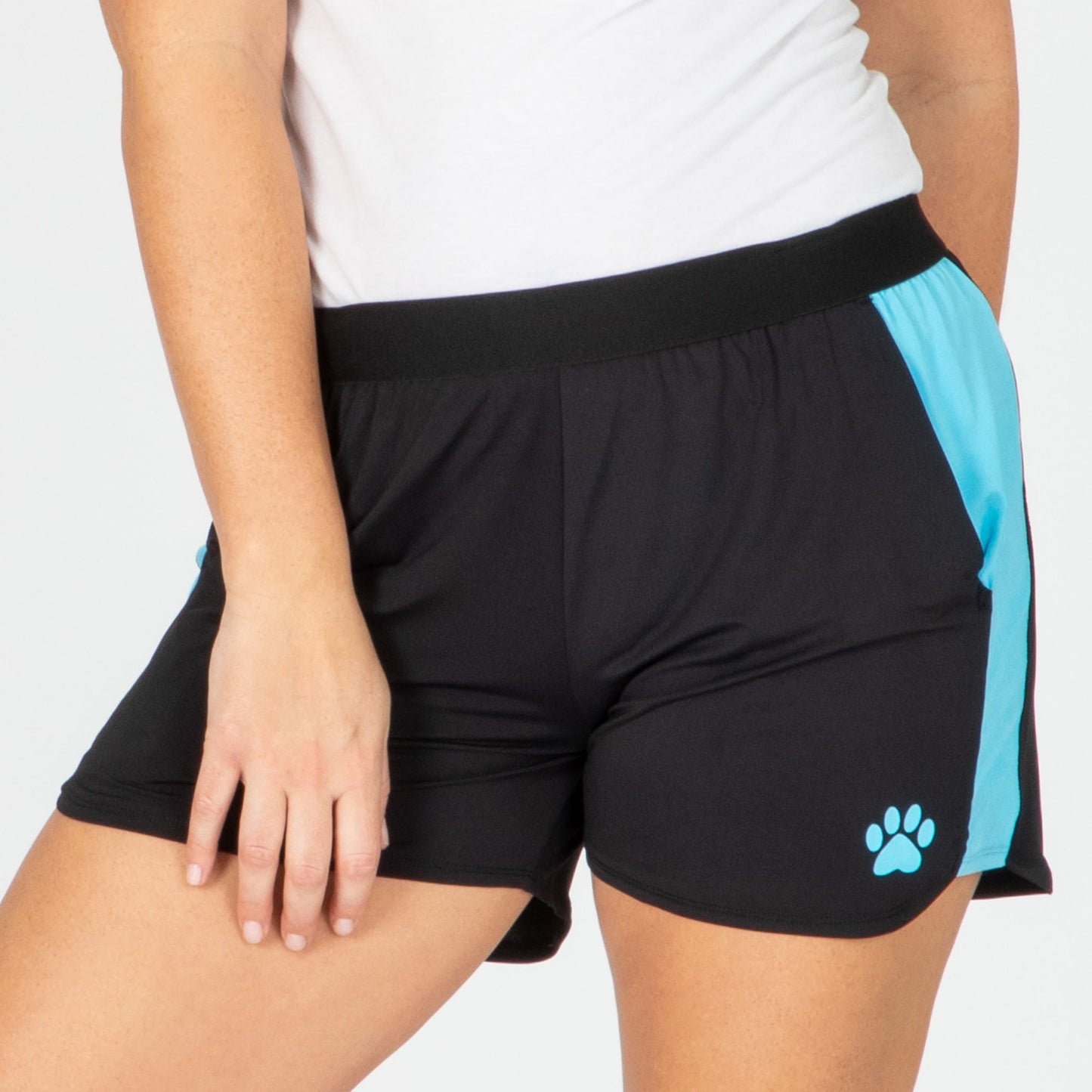 Quick Dry Paw Print Shorts