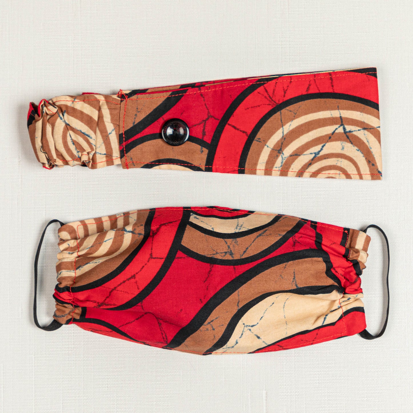 Patterns Galore Fair Trade Face Mask & Headband