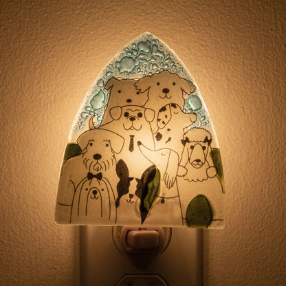 All Over Pets Recycled Glass Nightlight