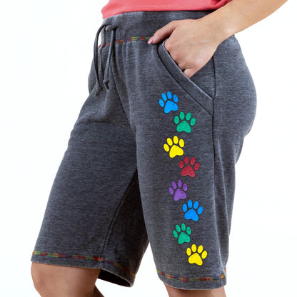 Walking Paws Burnout Board Shorts