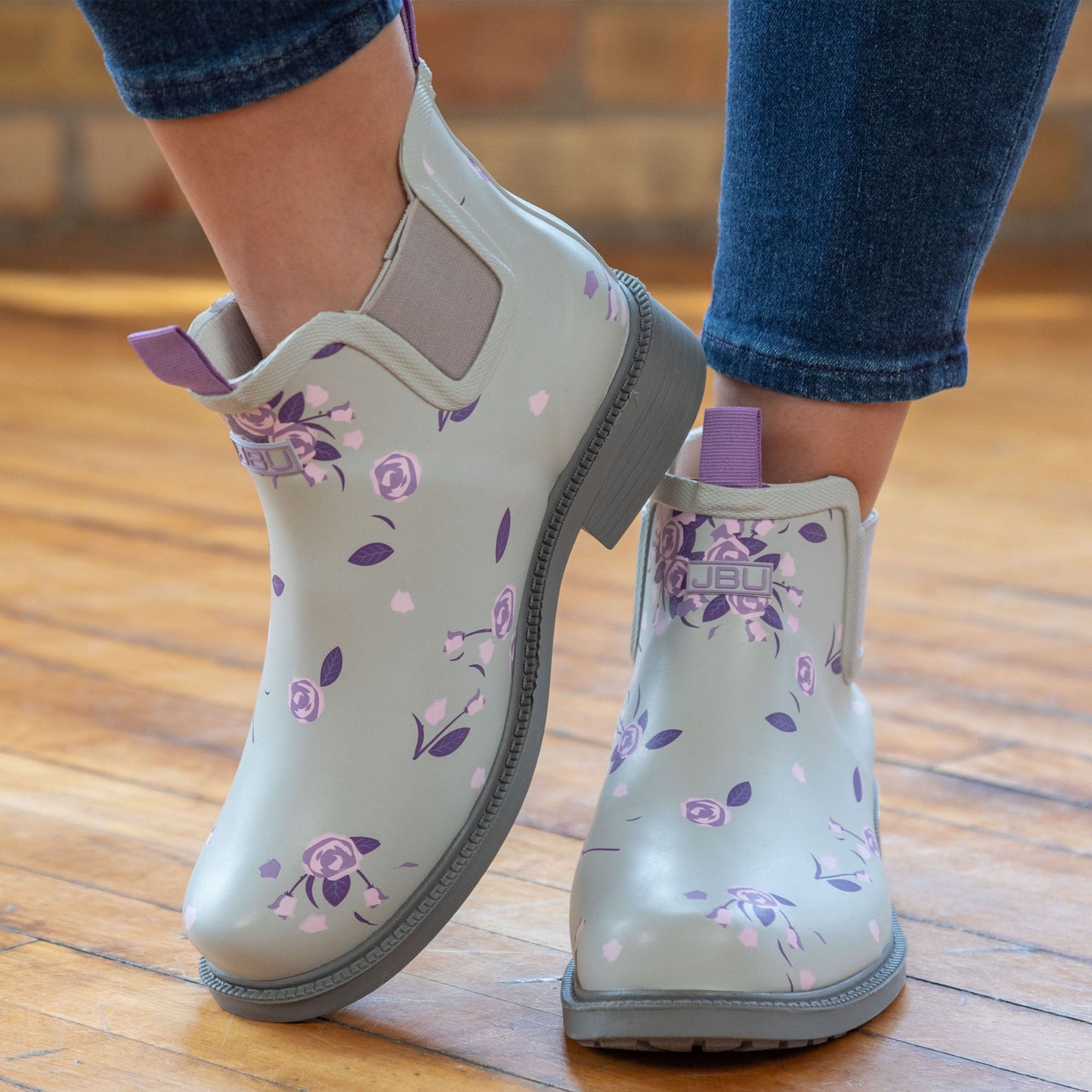 Jambu&trade; Chelsea Floral Waterproof Rain Boots